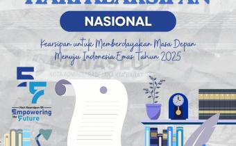 Konten Grafis Hari Kearsipan Nasional (18/05) oleh Humas Bawaslu Kota Jakarta Barat