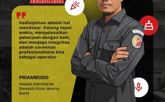 Konten Grafis Kata-Kata Hari Ini (05/05) oleh Humas Bawaslu Kota Jakarta Barat