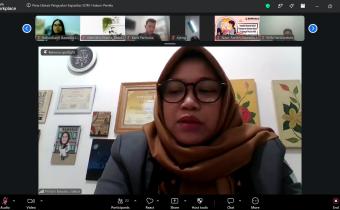 Tangkapan Layar giat Pena Literasi "Hukum Pemilu" oleh Humas Bawaslu Kota Jakarta Barat
