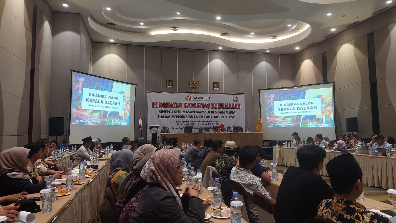 Delegasi Bawaslu Jakarta Barat hadiri Kegiatan Peningkatan Kapasitas Kehumasan yang diselenggarakan oleh Bawaslu Provinsi DK Jakarta