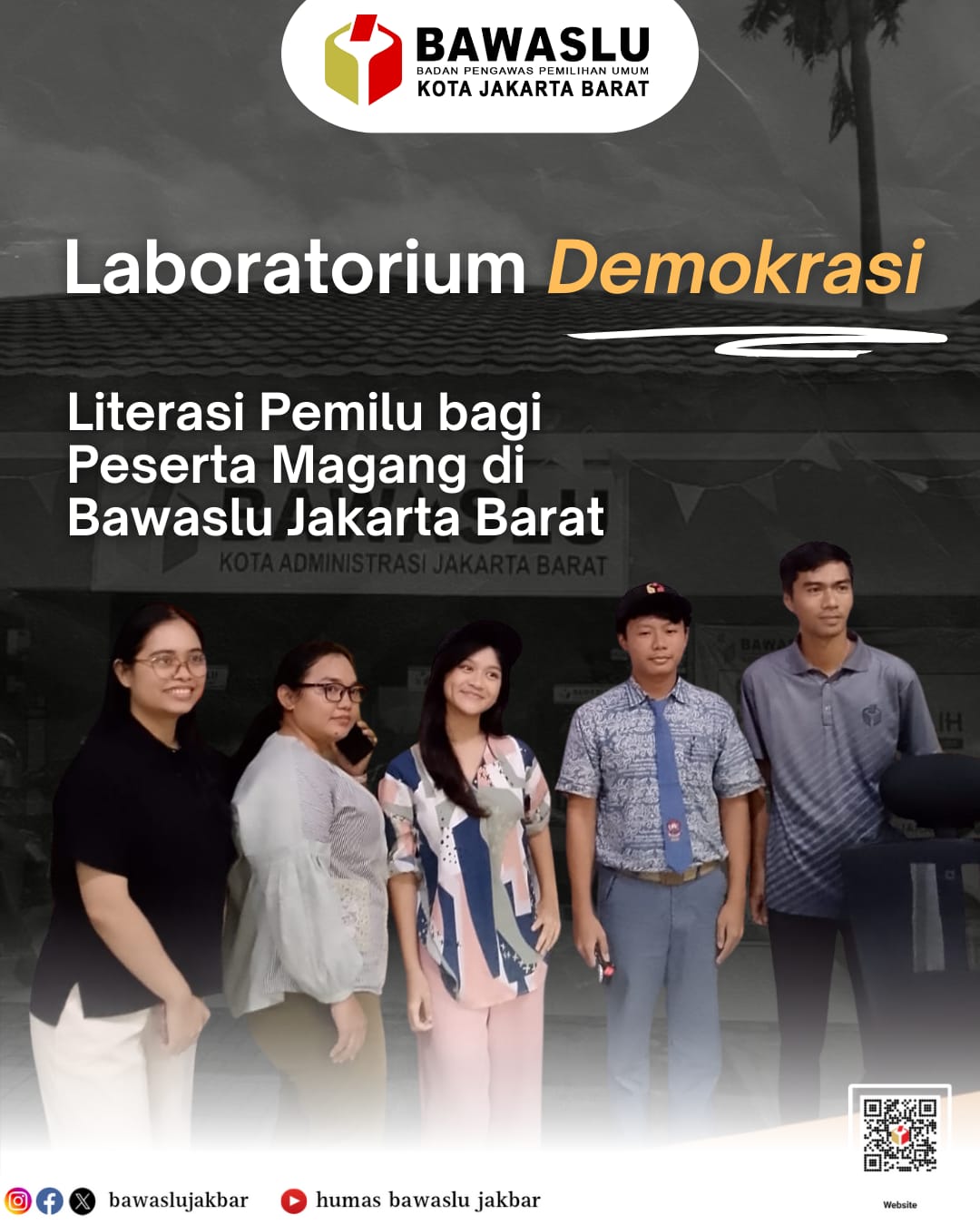 Infografis Laboratorium Demokrasi (06/02) oleh Humas Bawaslu Kota Jakarta Barat