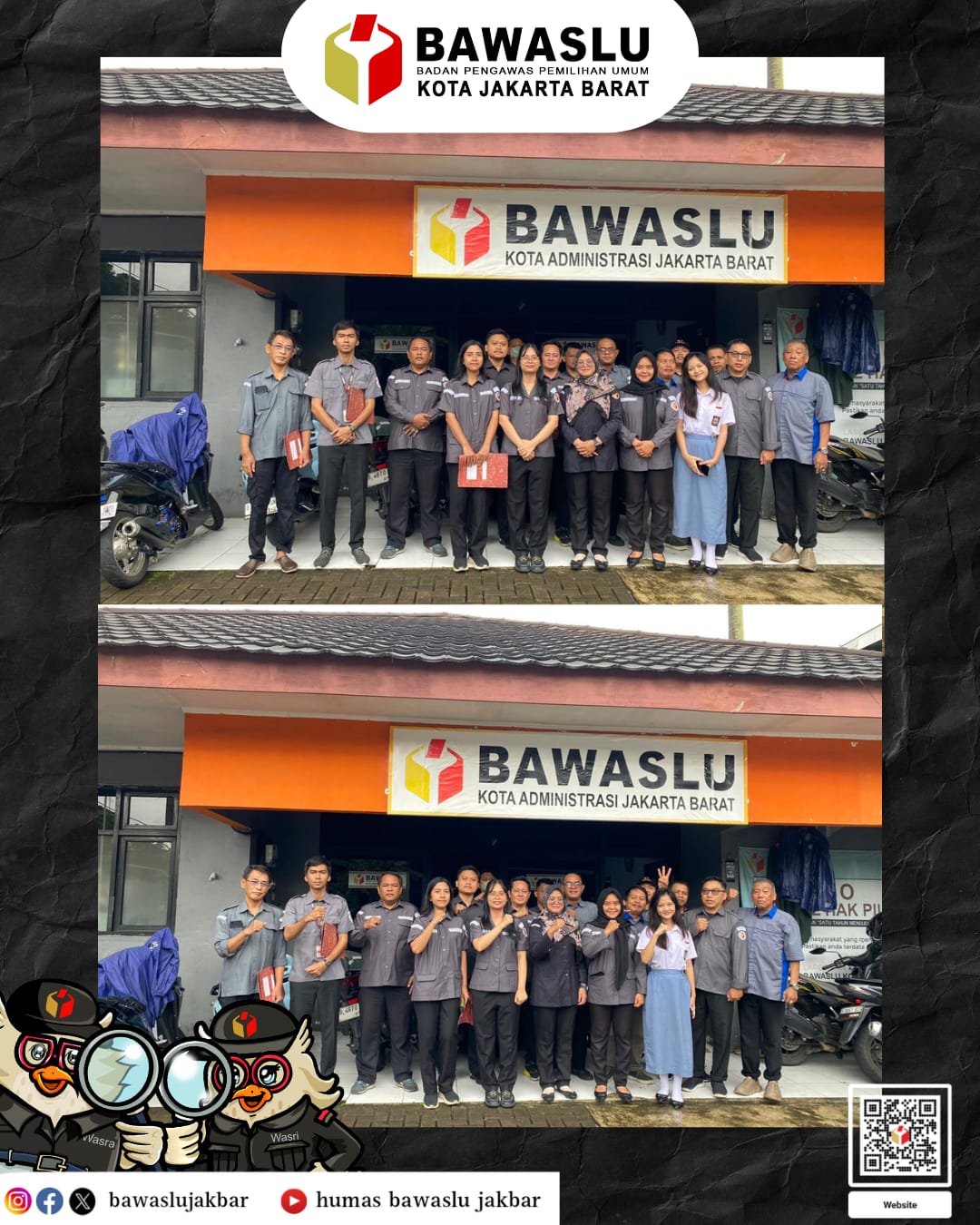 Foto Bersama Giat Apel Pagi Rutin, Senin (23/02)