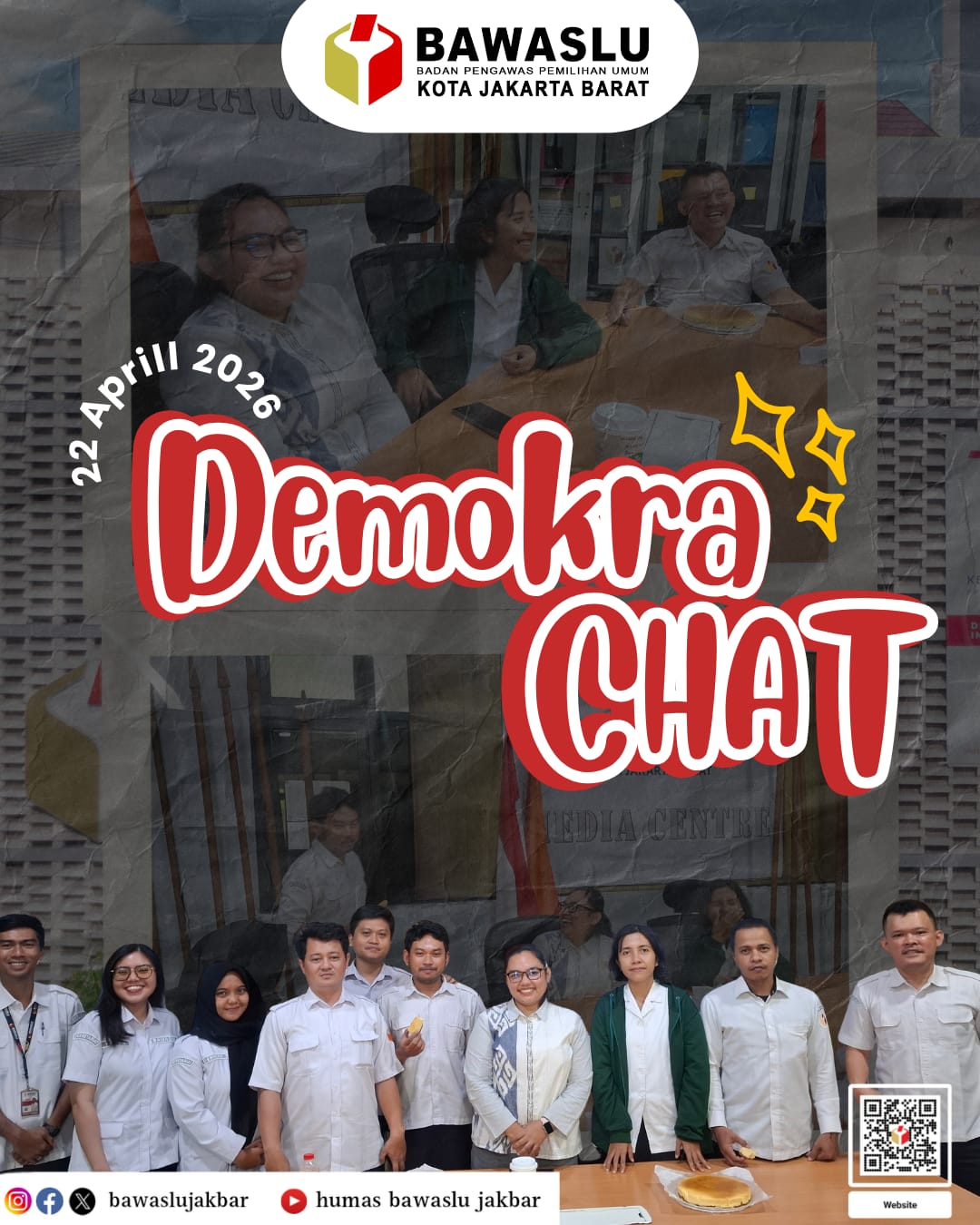 Design Grafis Giat "Demokra-CHAT"