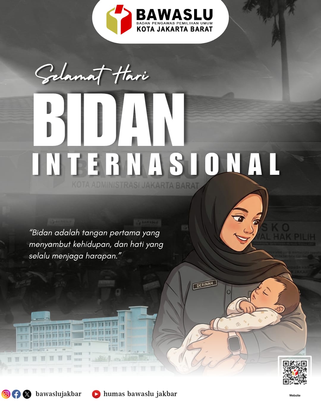 Konten Grafis Hari Bidan Internasional (05/05)