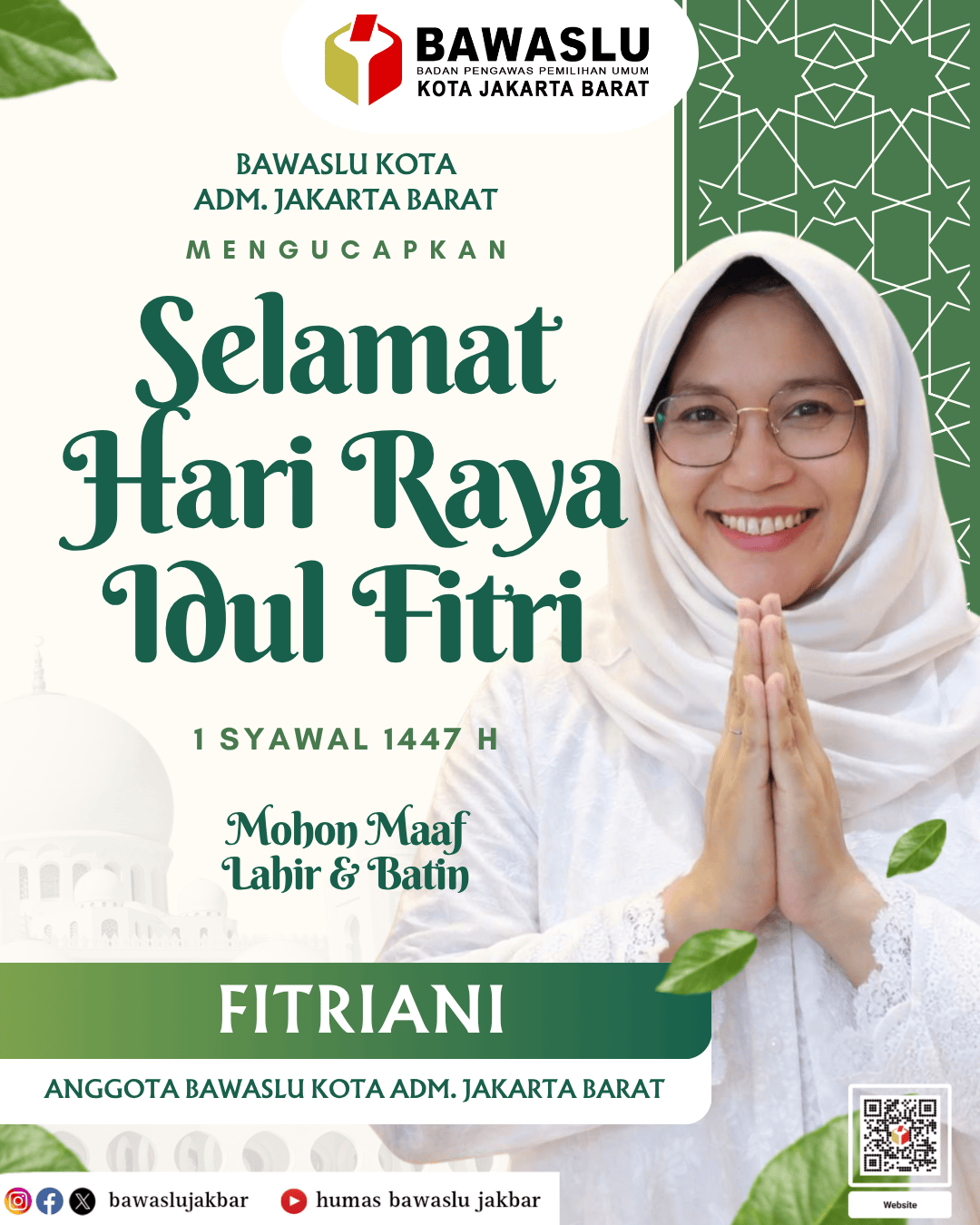 Konten Grafis oleh Humas Bawaslu Kota Jakarta Barat