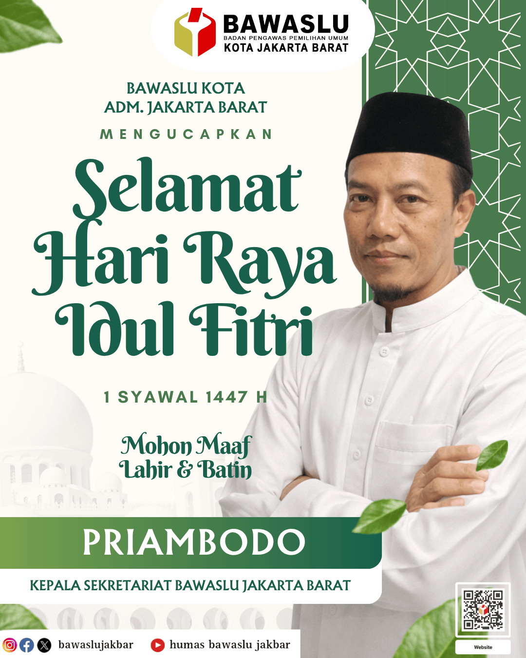 Konten Grafis oleh Humas Bawaslu Kota Jakarta Barat