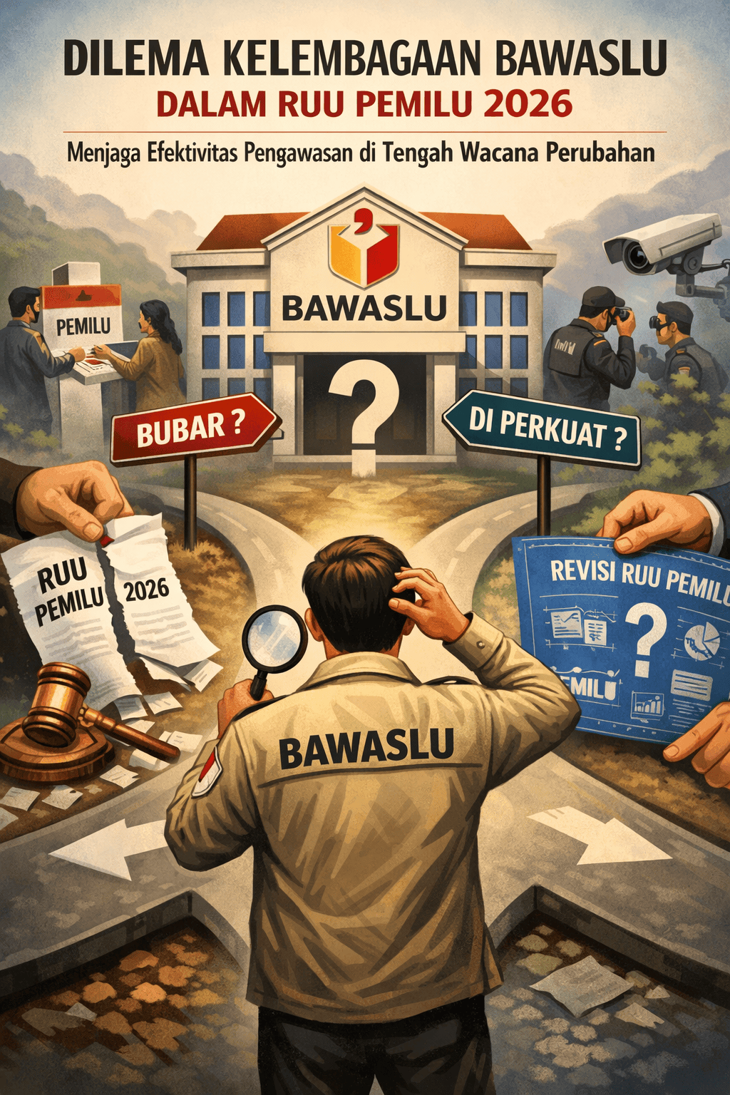Ilustrasi oleh Humas Bawaslu Kota Jakarta Barat