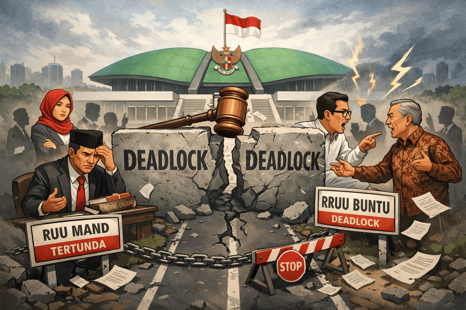 Ilustrasi Oleh Kecerdasan Buatan 