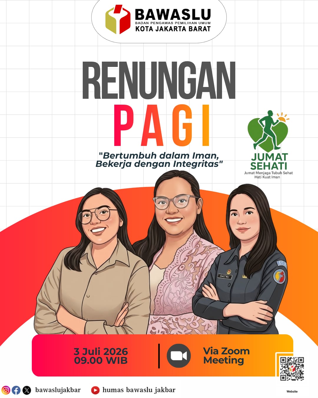 Konten Grafis oleh Humas Bawaslu Kota Jakarta Barat