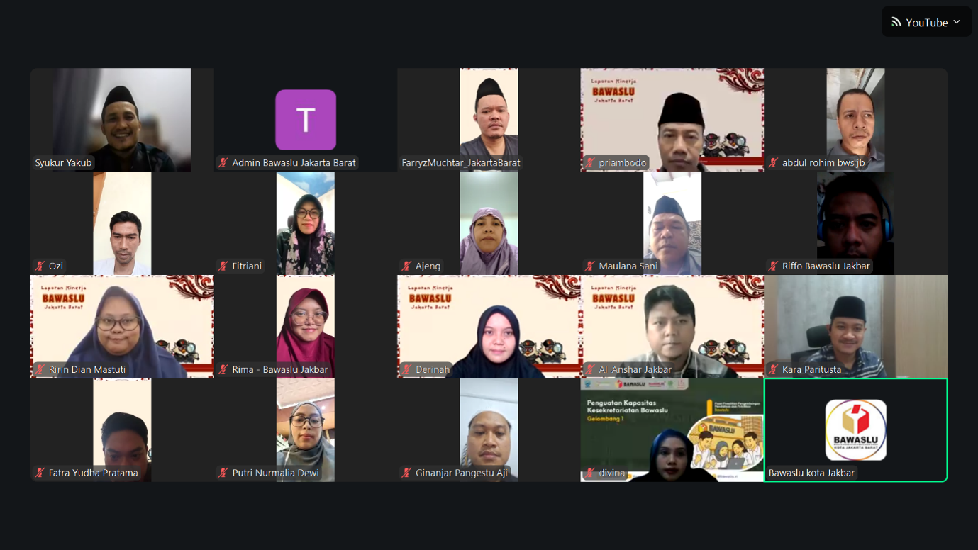 Suasana program Jumat Sehati Via Daring