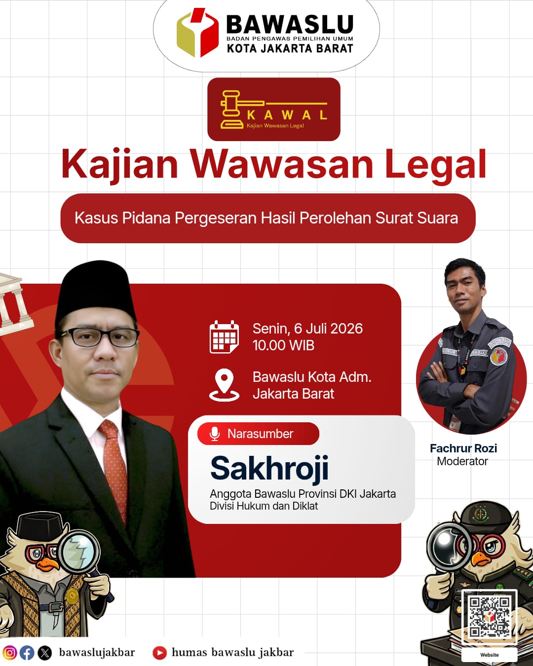 Flyer oleh Humas Bawaslu Kota Jakarta Barat