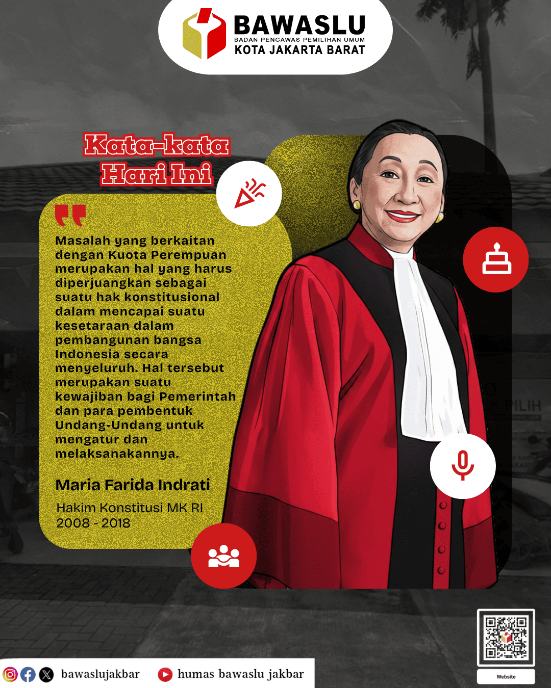 Konten Grafis oleh Humas Bawaslu Kota Jakarta Barat