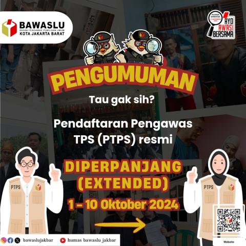Infografis Pengumuman Perpanjangan TPS