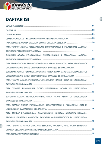 Bawaslu Tertata