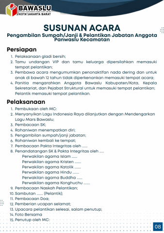 Bawaslu Tertata