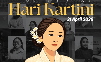 Konten Grafis Peringatan Hari Kartini (21/04) oleh Humas Bawaslu Kota Adm. Jakarta Barat