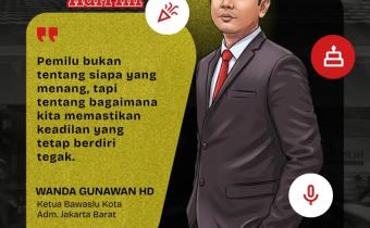 Konten Grafis Kata-Kata Hari Ini (06/05) oleh Humas Bawaslu Kota Jakarta Barat