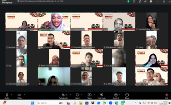 Tangkapan Layar pada Laporan Kinerja Work From Home (12/06)