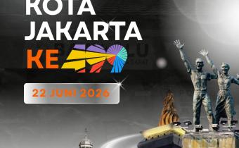 Konten Grafis Peringatan HUT Jakarta ke-499 oleh Humas Bawaslu Kota Jakarta Barat (22/06)