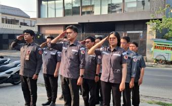 Suasana Giat Apel Pagi Bawaslu Kota Jakarta Barat (29/06)