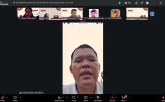 Farryz Muchtar Menyampaikan Mengenai Persiapan Program Program di Divisi Pencegahan (05/06)