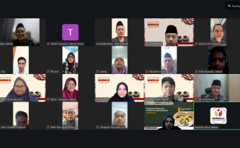 Suasana program Jumat Sehati Via Daring